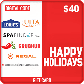 Happy Holidays Gift Card $40