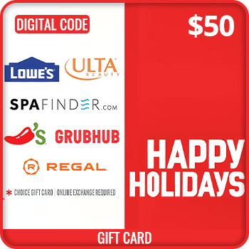 Happy Holidays Gift Card $50
