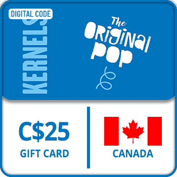 Kernels Popcorn Gift Card CANADA 25 CAD