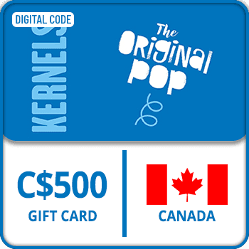 Kernels Popcorn Gift Card CANADA 500 CAD