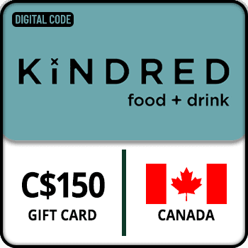 Kindred Food and Drink Gift Card CANADA 150 CAD