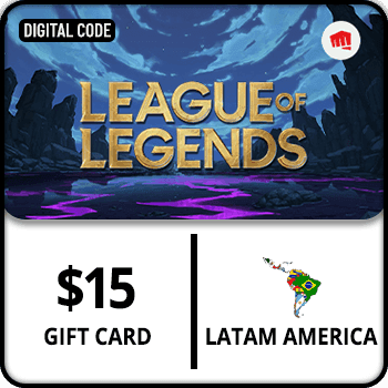 League of Legends Gift Card Latin America $15