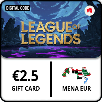 League of Legends Gift Card MENA EUR €2.5