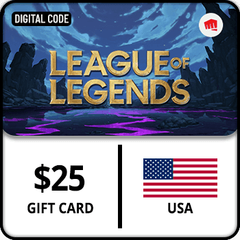 League of Legends Gift Card US $25