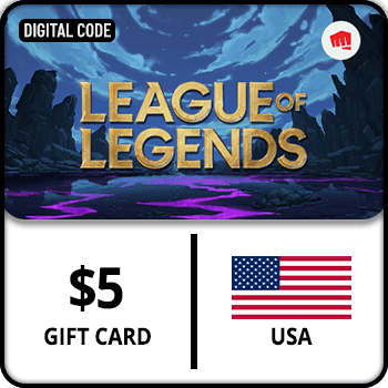 League of Legends Gift Card US $5