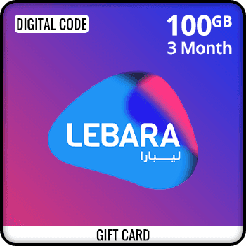 Lebara Data Gift Card 100GB 3M