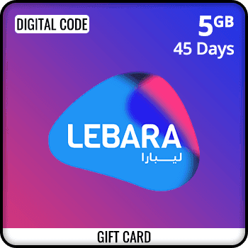 Lebara Data Gift Card 5GB 45 Days