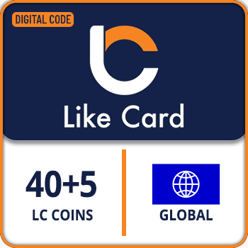 LikeCard Gift Card GLOBAL 40+5 LC Coins