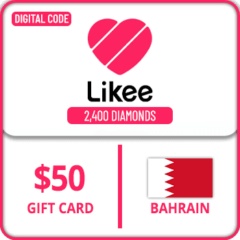 Likee Gift Card Bahrain 2400 Diamonds $50