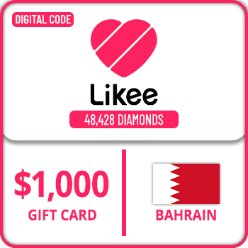 Likee Gift Card Bahrain 48428 Diamonds $1000