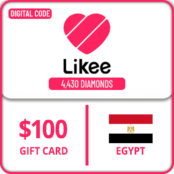 Likee Gift Card Egypt 4430 Diamonds $100