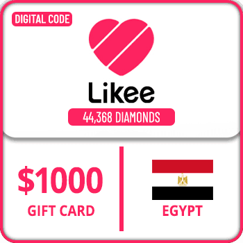Likee Gift Card Egypt 44368 Diamonds $1000