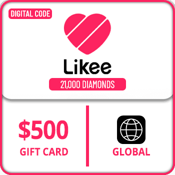 Likee Gift Card Global 21000 Diamonds $500