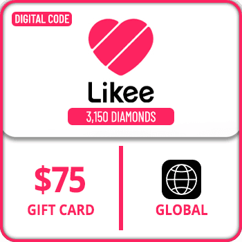 Likee Gift Card Global 3150 Diamonds $75