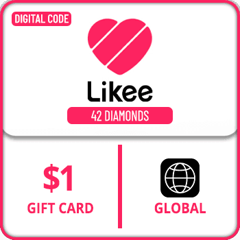 Likee Gift Card Global 42 Diamonds $1