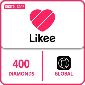 Likee Gift Card Global 400 Diamonds
