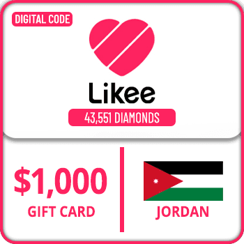 Likee Gift Card Jordan 43551 Diamonds $1000