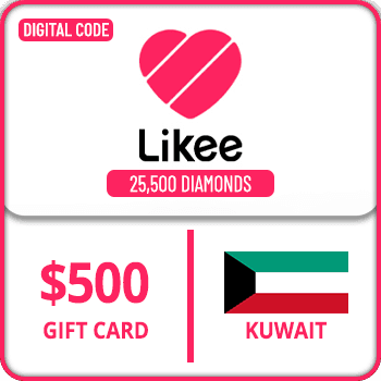 Likee Gift Card Kuwait 25500 Diamonds $500