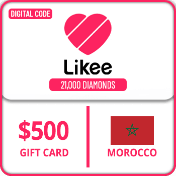 Likee Gift Card Morocco 21000 Diamonds $500
