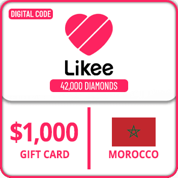 Likee Gift Card Morocco 42000 Diamonds $1000