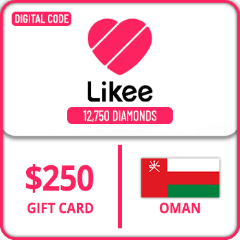 Likee Gift Card Oman 12750 Diamonds $250