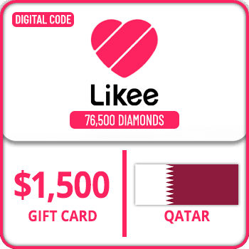 Likee Gift Card Qatar 76500 Diamonds $1500