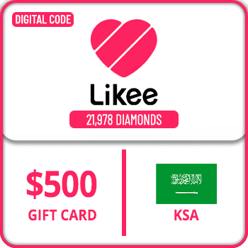 Likee Gift Card KSA 21978 Diamonds $500