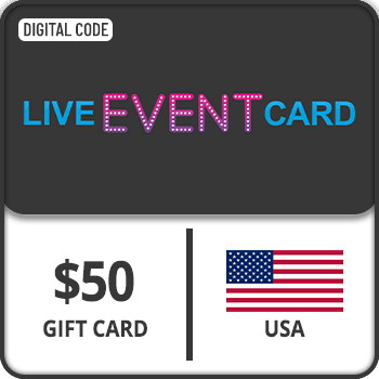 Live Event Card Gift Card USA $ 50