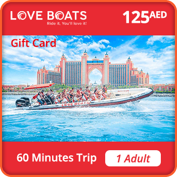 Love Boats Trip 60 minutes – 1 ADULT 125 AED