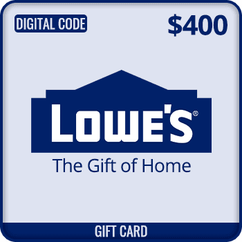 Lowe's Gift Card $400