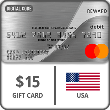 Rewarble Prepaid Virtual Mastercard Gift Card USA $15