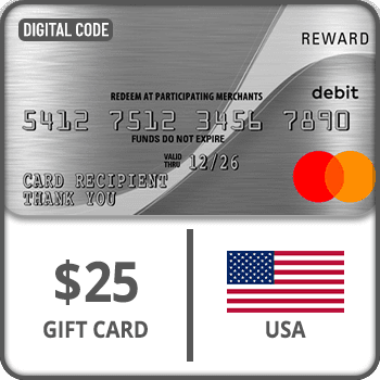 Rewarble Prepaid Virtual Mastercard Gift Card USA $25