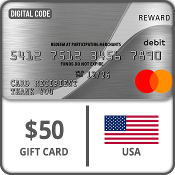 Rewarble Prepaid Virtual Mastercard Gift Card USA $50