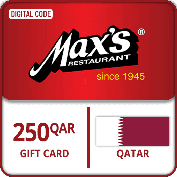 Max's Restaurant Gift Card QATAR QAR 250