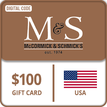 McCormick and Schmick Gift Card USA $ 100
