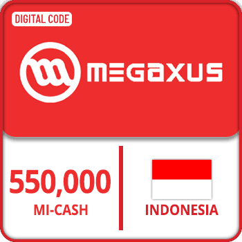 Megaxus Gift Card INDONESIA MI CASH 550000