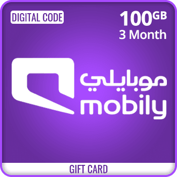 Mobily Data Recharge - 100 GB - 3 Months