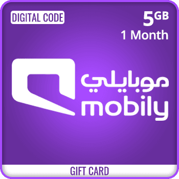 Mobily Data Recharge - 5 GB - 1 Month