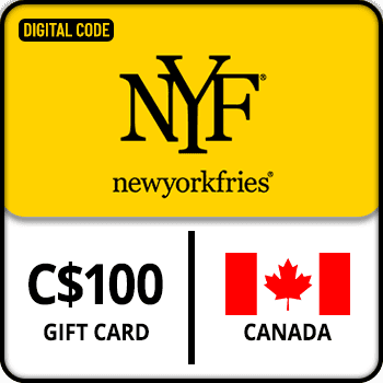 New York Fries Gift Card CANADA 100 CAD