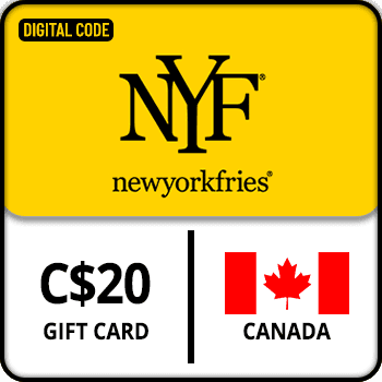 New York Fries Gift Card CANADA 20 CAD