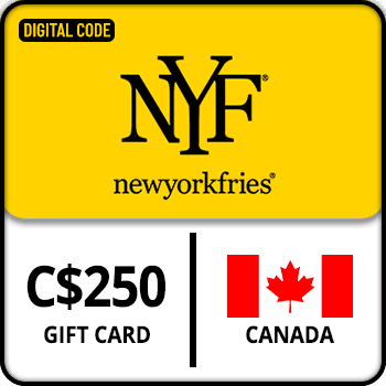 New York Fries Gift Card CANADA 250 CAD