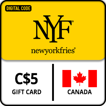 New York Fries Gift Card CANADA 5 CAD