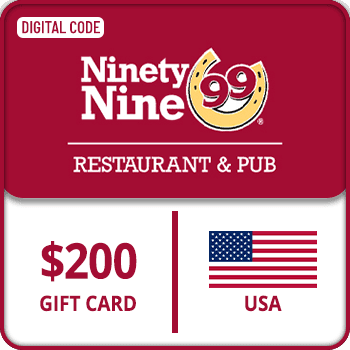 Ninety Nine Restaurant Gift Card USA 200 USD