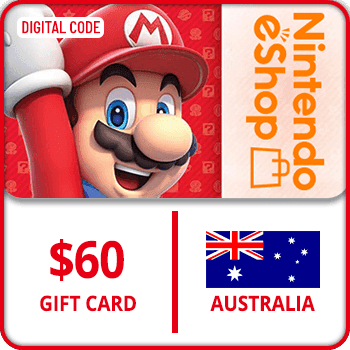 Nintendo eShop Gift Card Australia $60