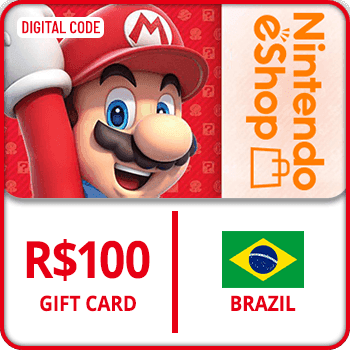 Nintendo eShop Gift Card Brazil R$100