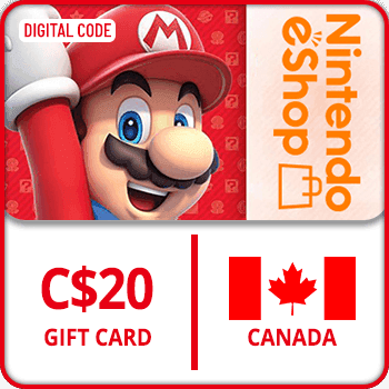 Nintendo eShop Gift Card Canada C$20