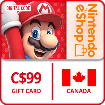 Nintendo eShop Gift Card Canada C$99