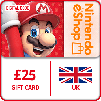 Nintendo eShop Gift Card UK £25