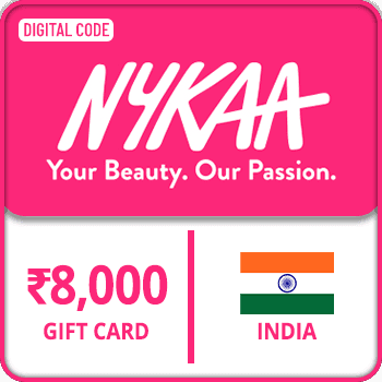 nykaa Gift Card INDIA 8000 INR