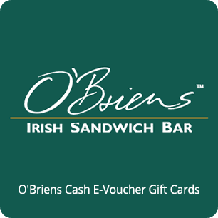 O_Briens Cash E-Voucher Gift Cards